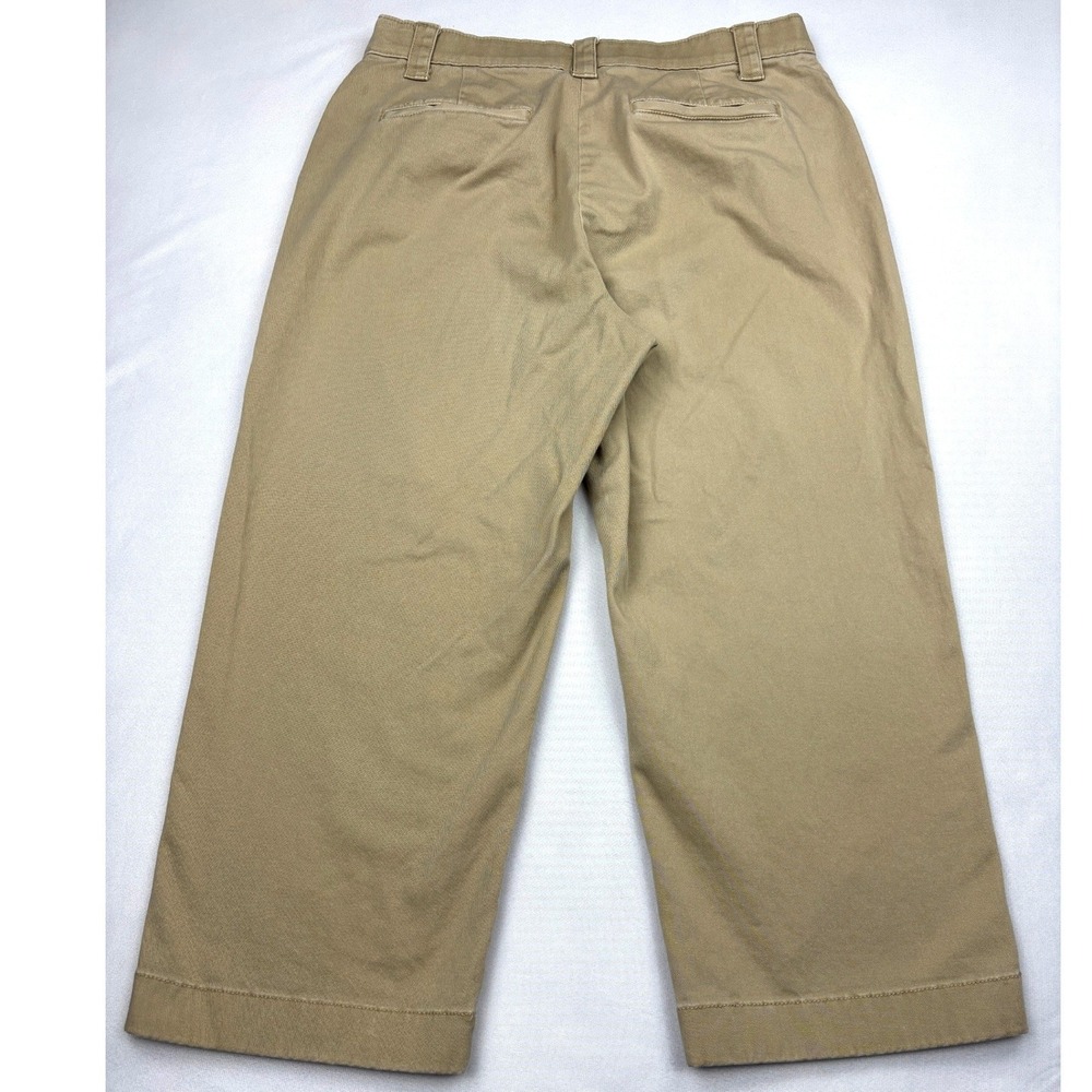 LL‎ Bean Pants Womens 10 Reg Khaki Classic Fit Straight Stretch Chino 269031 - Picture 2 of 8